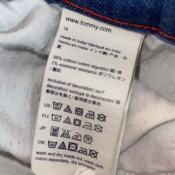 Tommy Hilfiger Jeans Cropped Nautical Anchors Plus Size - Picture 8 of 9